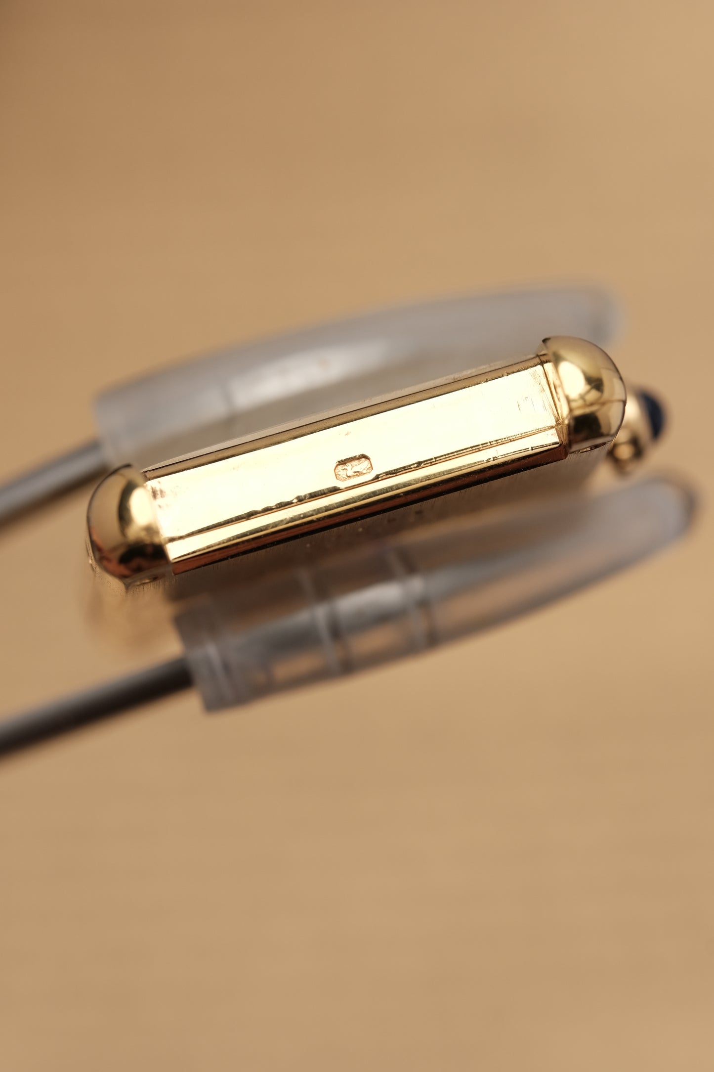 CARTIER MUST DE TANK VERMEIL (LM 23x31mm) COLUMN DIAL QUARTZ Ref.681006