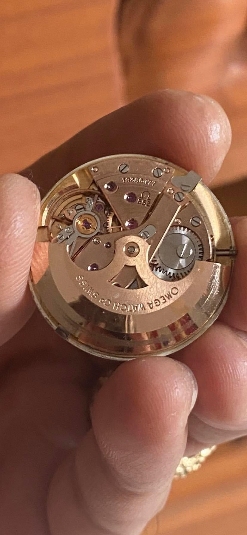 Omega Seamaster Automatic Crosshair Dial Gold Capped Ref 14765 62SC C.552
