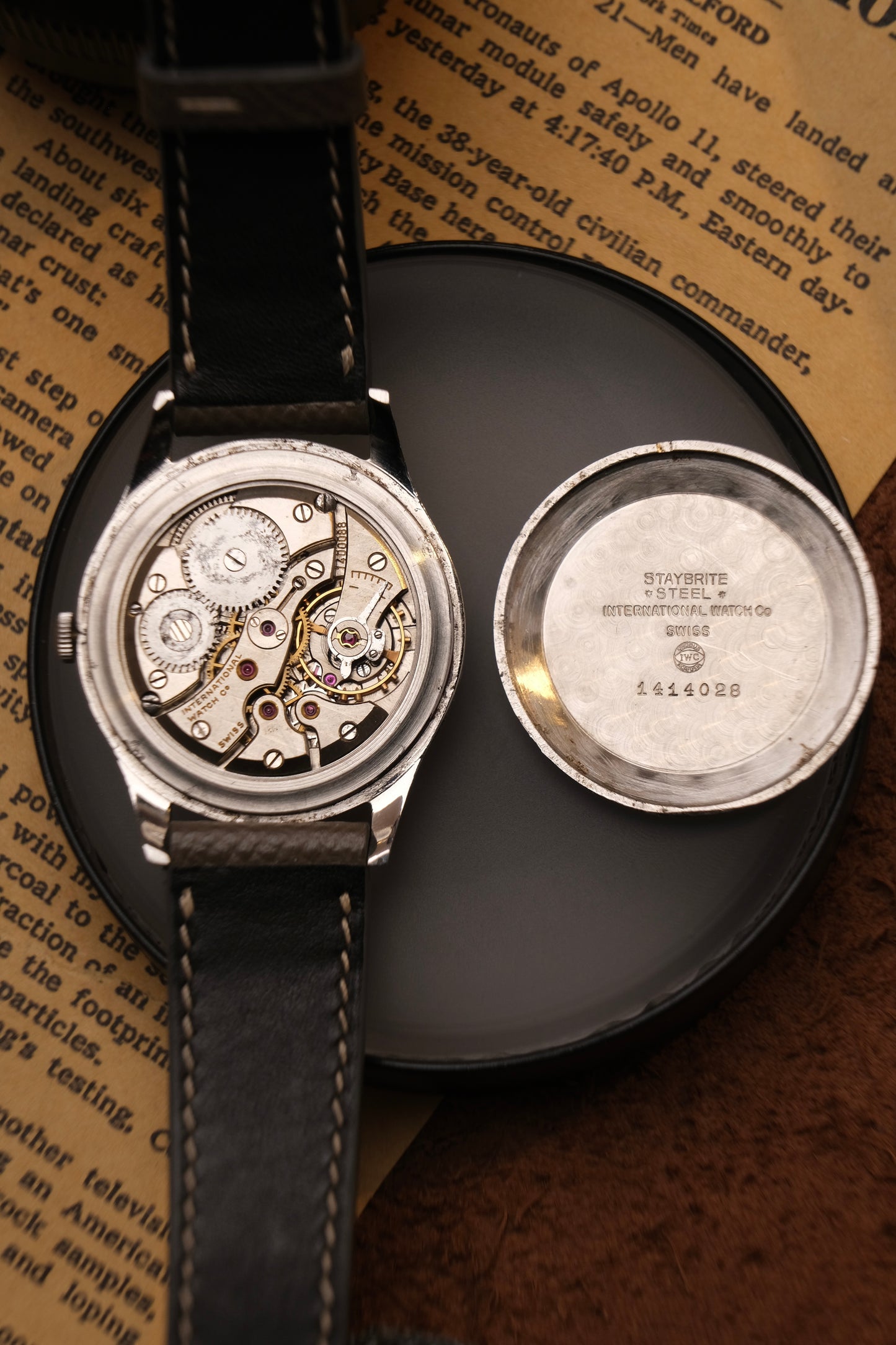 Calatrava IWC SCHAFFHAUSEN Cal.89 White Dial Hand Winding