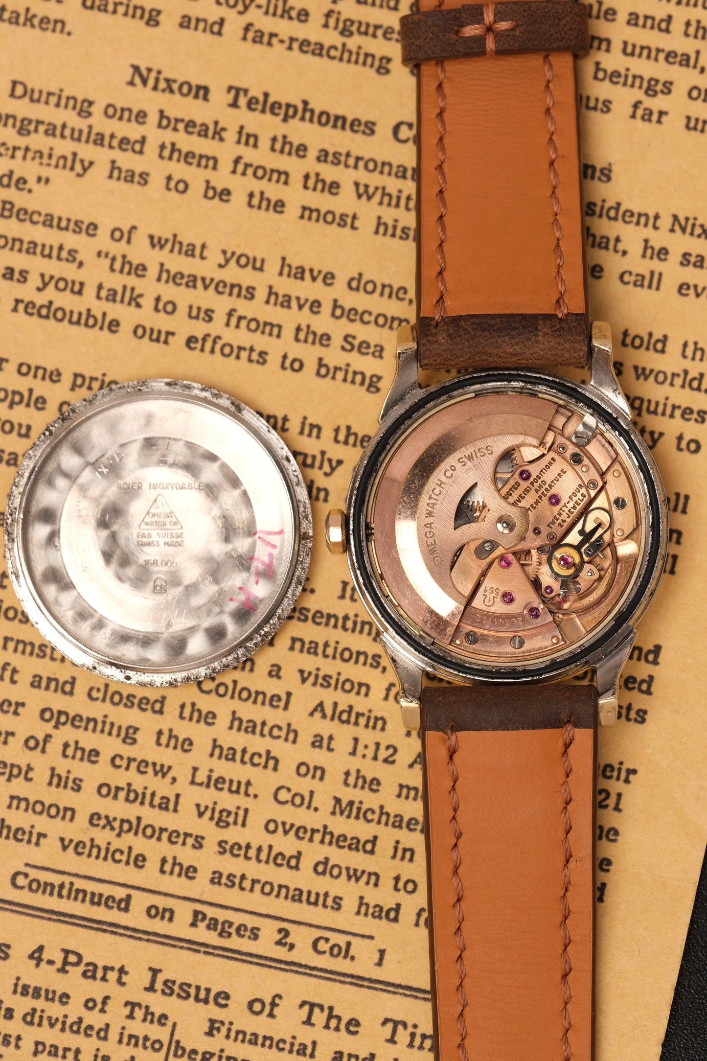 1963 OMEGA CONSTELLATION PIE PAN DOG LEG White Dial AUTOMATIC CHRONOMETER REF. 168.005