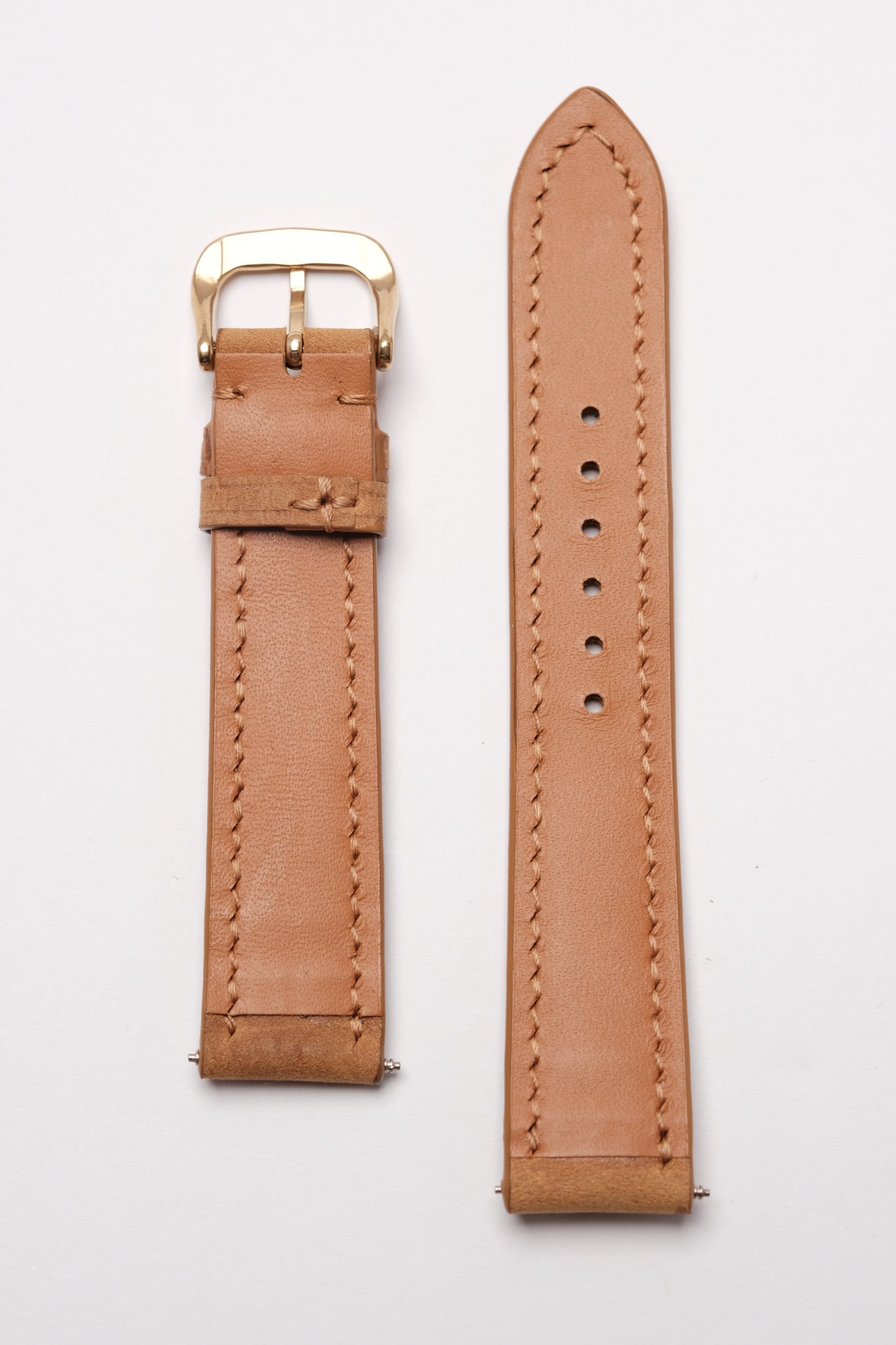 Saddle Tan Crazy Horse Leather Strap