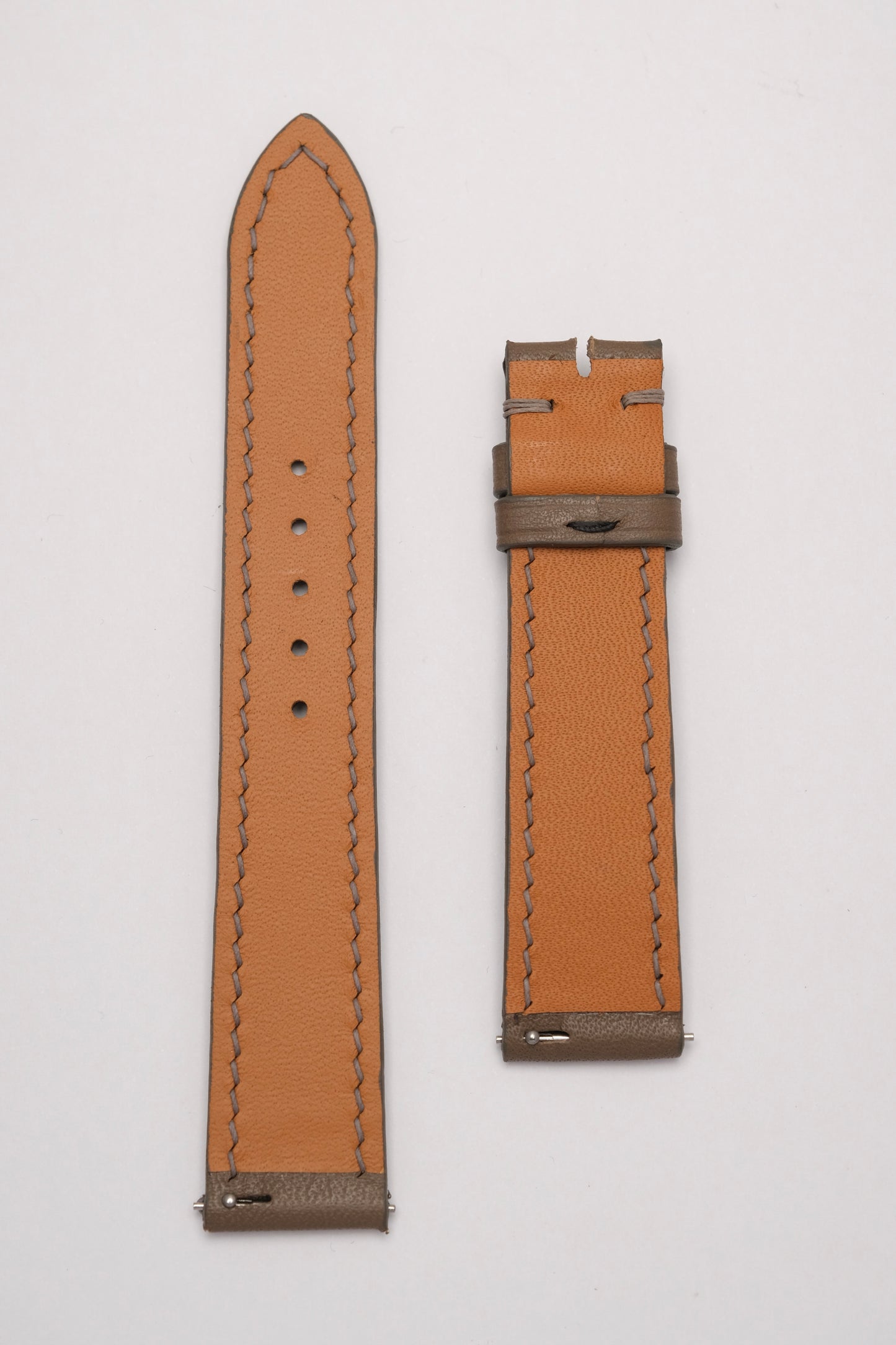 Sepia Brown Calfskin Leather Strap
