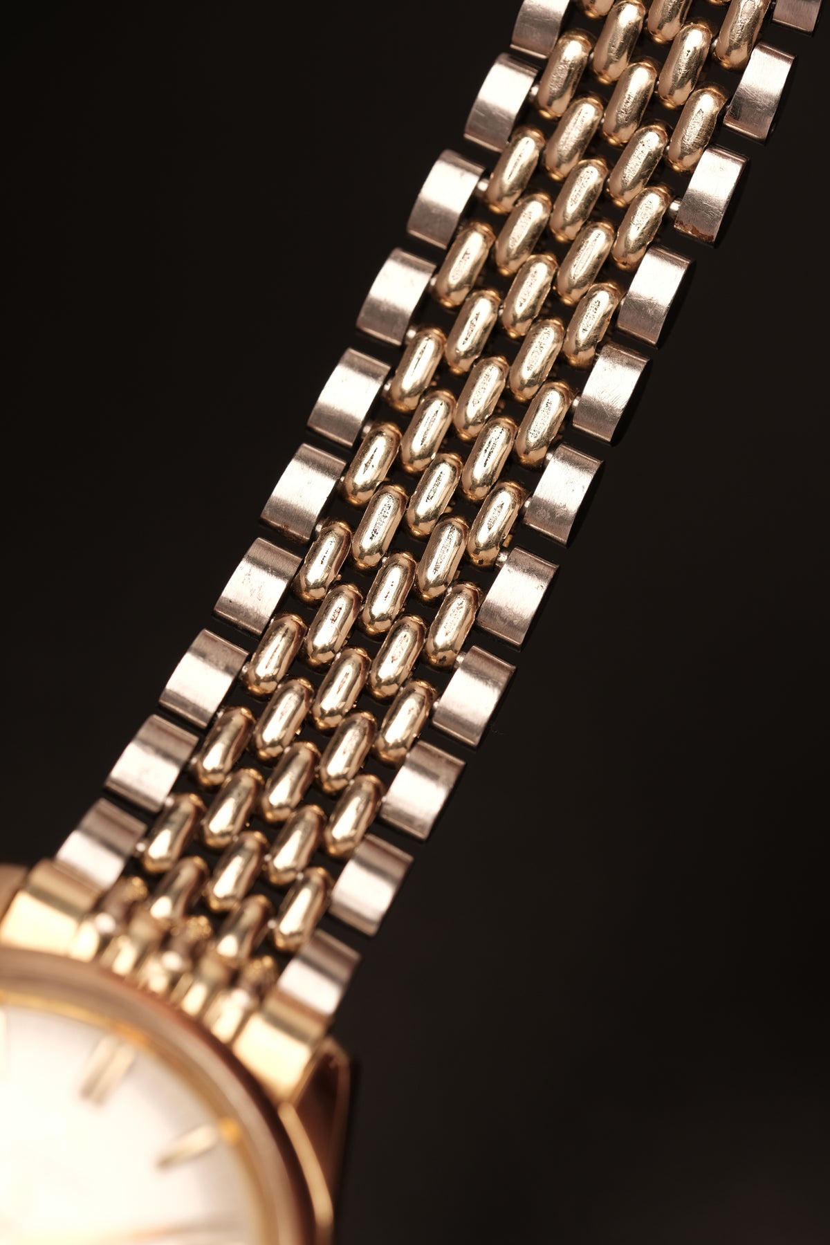 1963 Omega Seamaster Automatic Two-Tone REF. 166.010 + Beads of rice bracelet