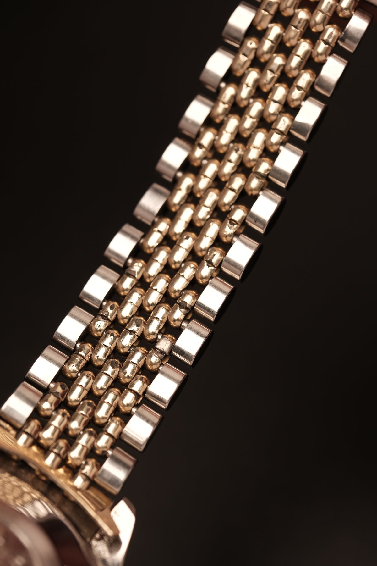 1963 Omega Seamaster Automatic Two-Tone REF. 166.010 + Beads of rice bracelet