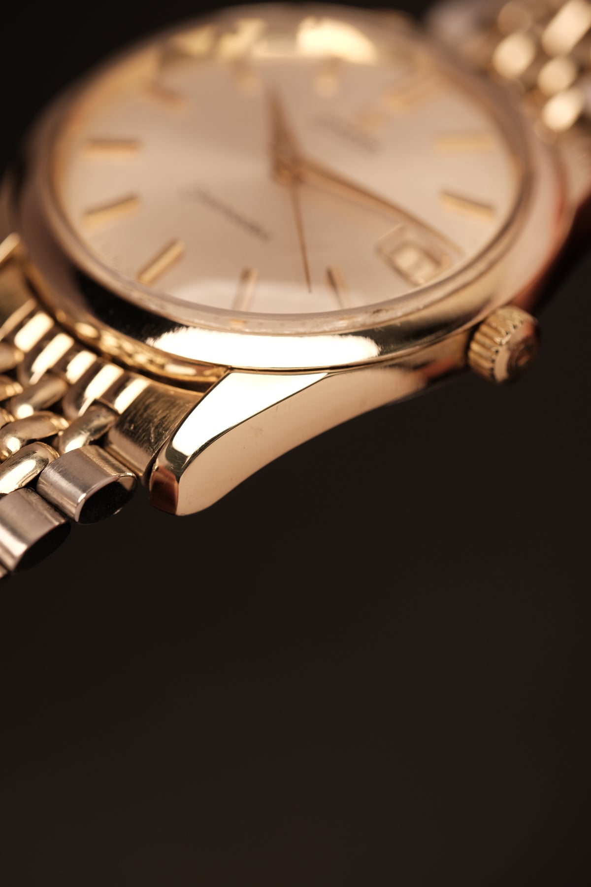 1963 Omega Seamaster Automatic Two-Tone REF. 166.010 + Beads of rice bracelet