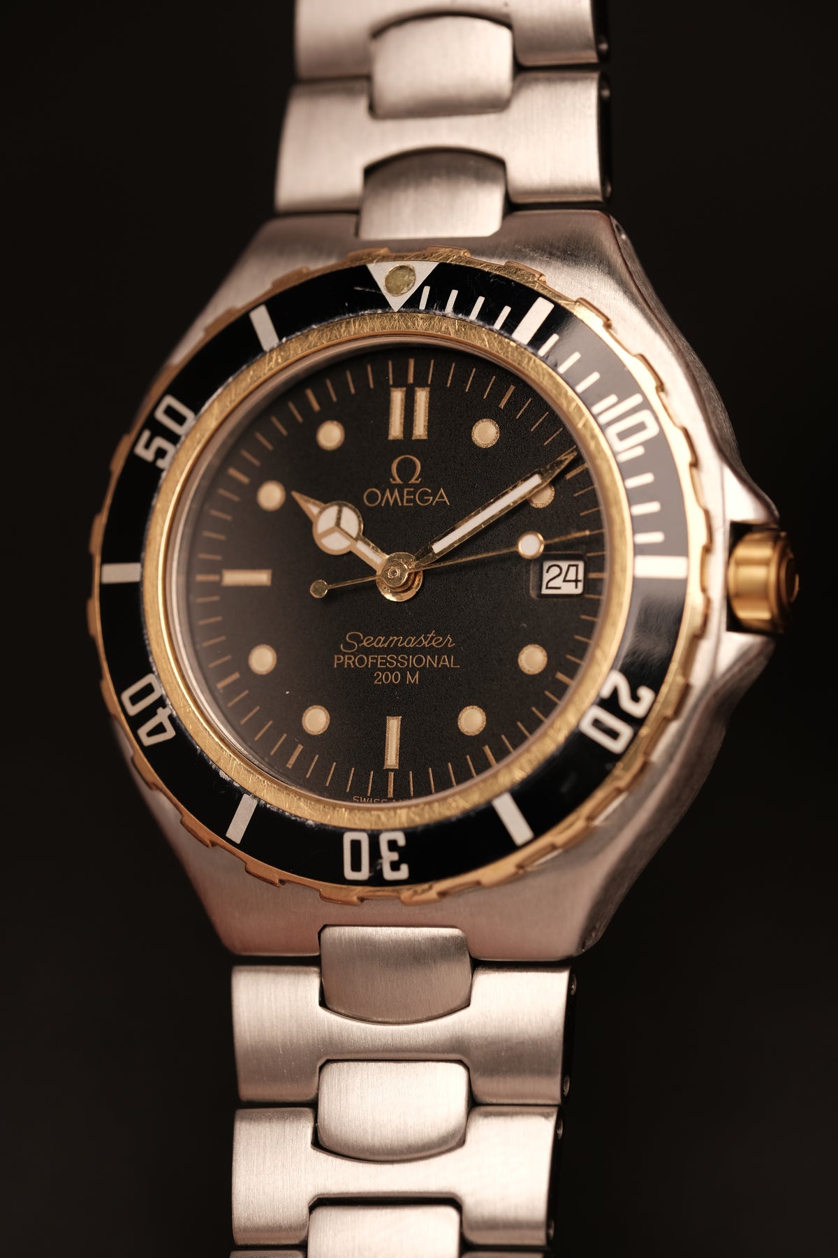 1991 Divers Omega Seamaster Two tone Professional 200m Quartz Vintage Pre Bond 36mm