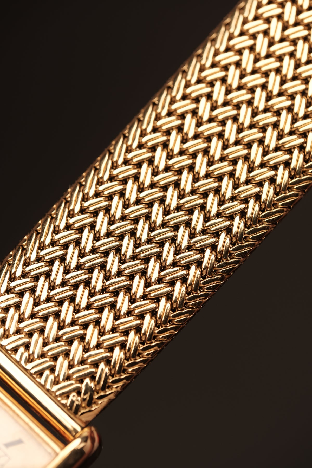 CARTIER MUST DE TANK VERMEIL (LM 23x31mm) ROMAN DIAL HAND WINDING 6020855