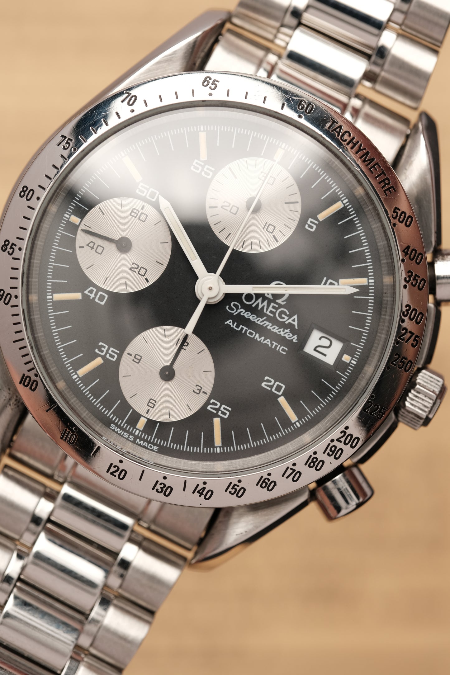 1996 Omega Speedmaster Reverse Panda Chronograph Automatic Date 3511.50 Cal. 1155 + BOX and Paper