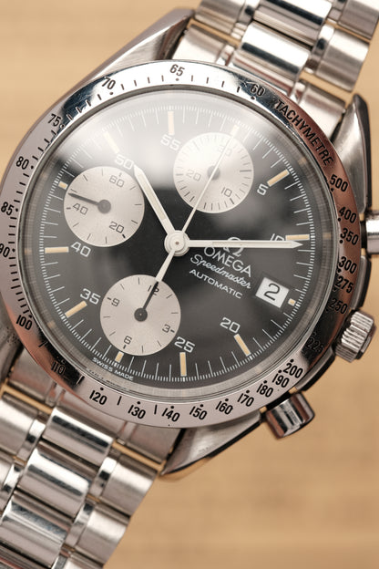 1996 Omega Speedmaster Reverse Panda Chronograph Automatic Date 3511.50 Cal. 1155 + BOX and Paper