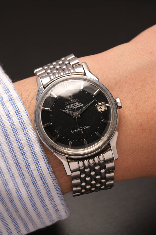 Omega Constellation Pie Pan Black Dial Chronometer  Ref. 168.005