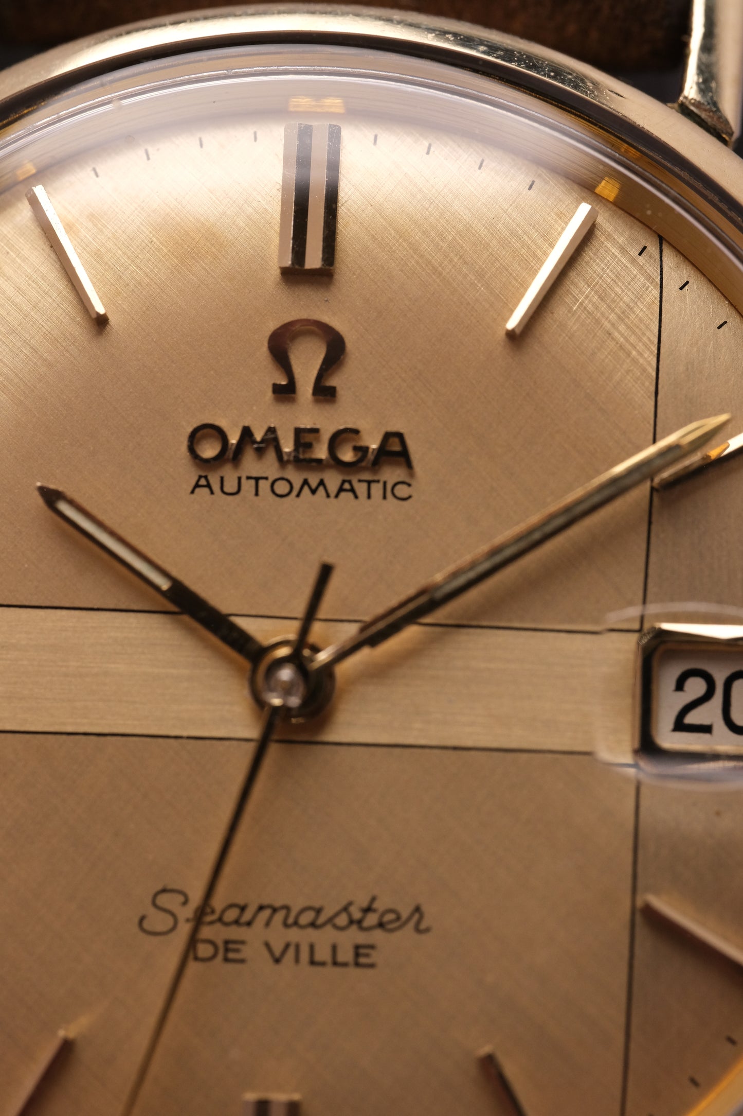 1966 Omega Seamaster De Villé Automatic Linen Cross Dial (Rare) KL6292