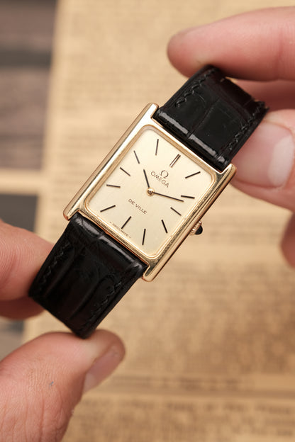 Vintage Tank OMEGA DE VILLE (25x31mm) Manual Winding REF. 511.0404 + BOX
