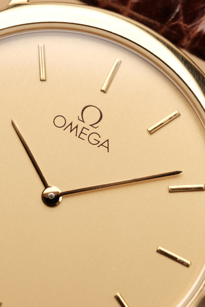 Omega De Ville Ref.1950075.2 Ultra Thin Gold Quartz