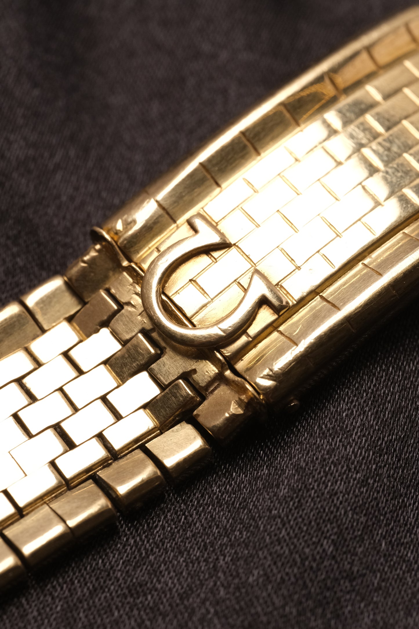 Original Brick Bracelet Omega Constellation 18k Soild Gold
