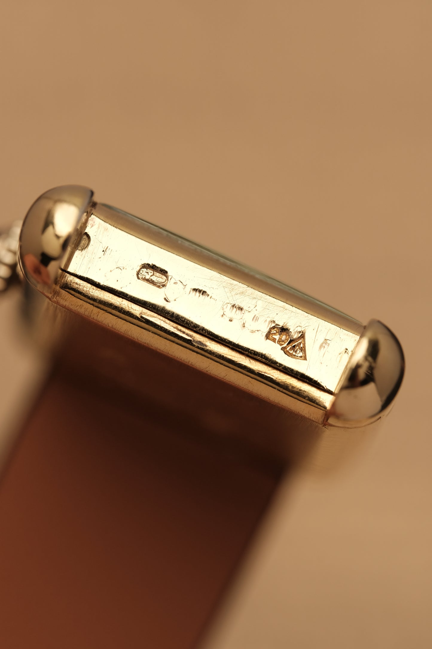 CARTIER MUST DE TANK VERMEIL (SM 20x28mm) BLACK DIAL HAND WINDING