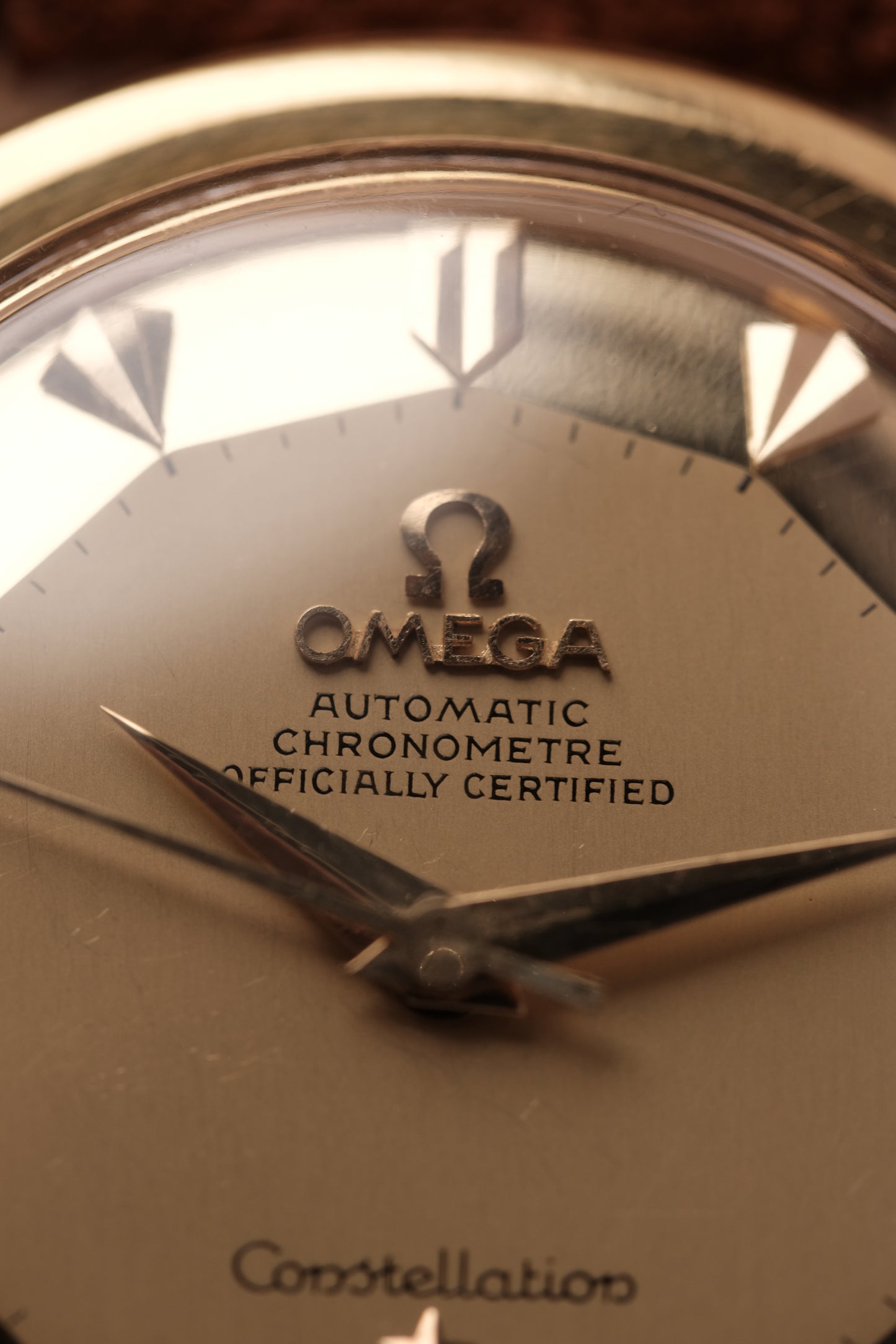 Vintage 1958 Omega Constellation Pie Pan De Luxe Arrow Head Ref 2852/2853 S.C