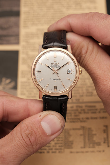 1967 OMEGA Constellation Chronometer Date Rose Gold REF. 168.018