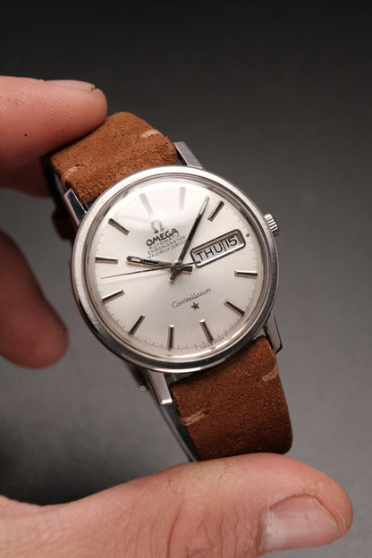 Omega Constellation Day-Date Cal 751 Steel Automatic Mens Watch 168.016