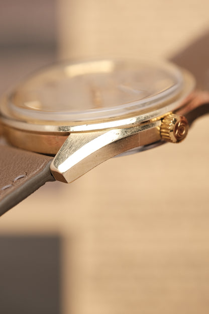 1968 Vintage Omega Seamaster Sparkle Dial Automatic 168.022 Jumbo 36mm Gold Capped Cal.564