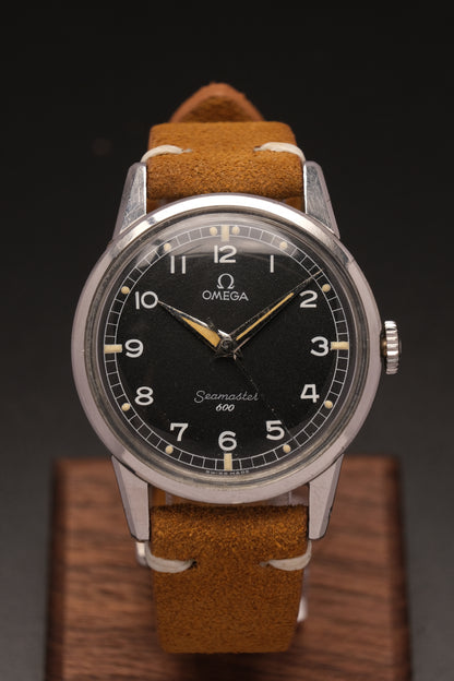 Vintage Black Dial Omega Seamaster 600 Military  Ref.14390-61 Manual
