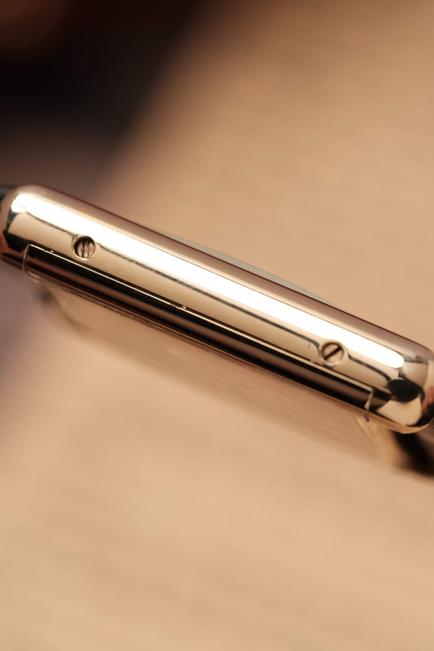 CARTIER MUST DE CARTIER TANK Hand Winding VERMEIL ROMAN DIAL REF. 6 097875