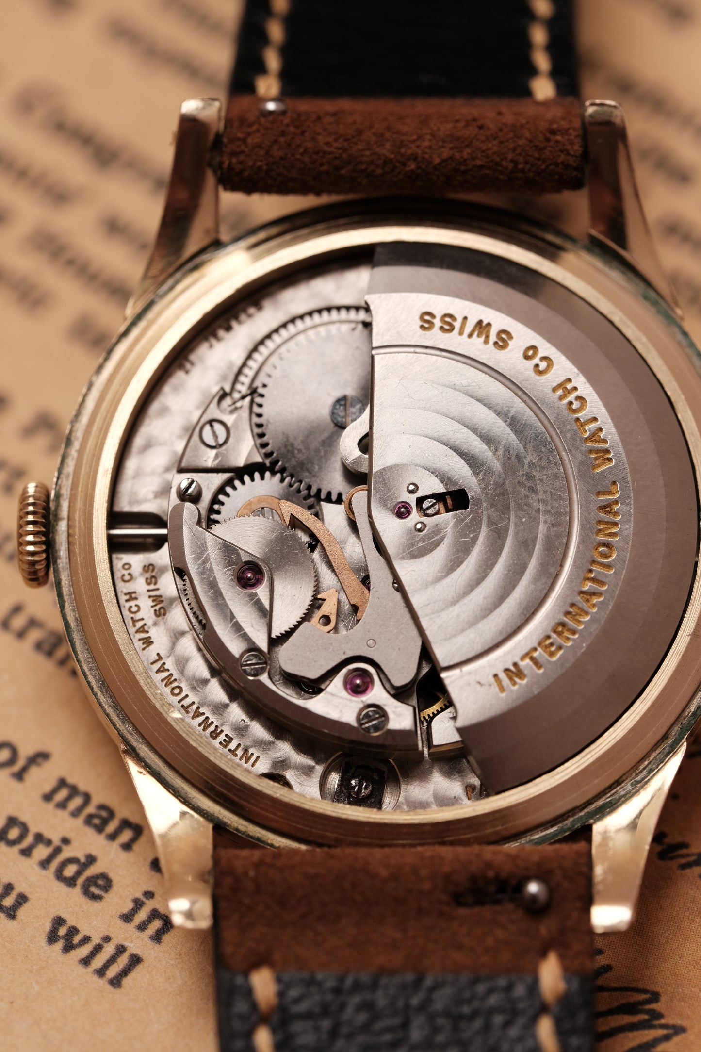 Calatrava IWC SCHAFFHAUSEN Cal.853 White Dial Automatic