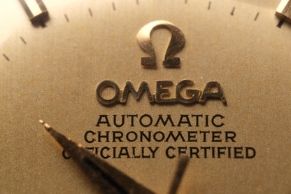 Vintage Omega Constellation Pie-Pan Gold capped with Gold dial 168.004 from 1966