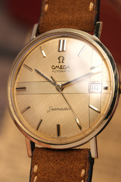 1961 Omega Seamaster Automatic Linen Cross Dial (Rare)