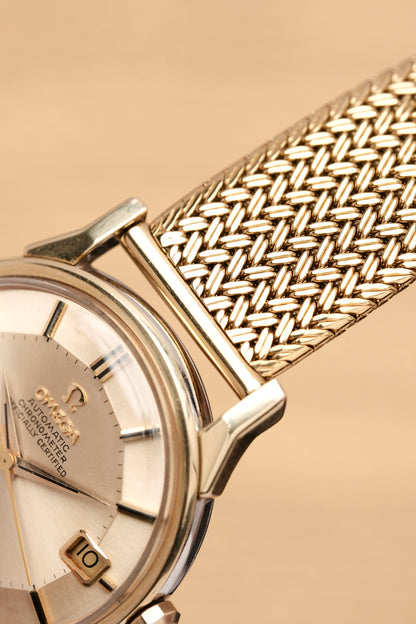 1963 OMEGA CONSTELLATION PIE PAN DOG LEG White Dial AUTOMATIC CHRONOMETER REF. 168.005