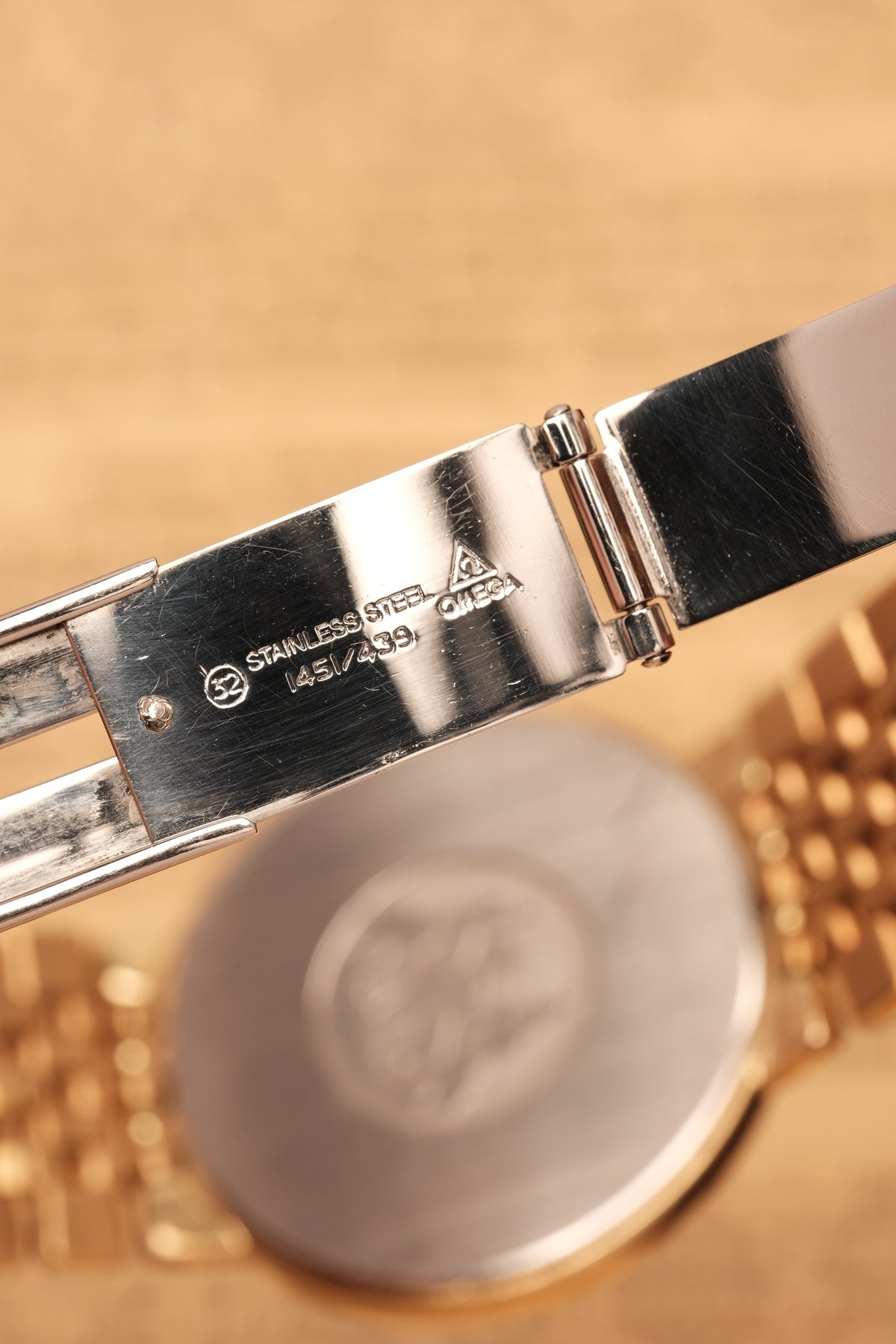 Omega De Ville Ref. 395.0875.2 Cal.1378 Ultra Thin Arabic Numeral Dial  Integrated Bracelet