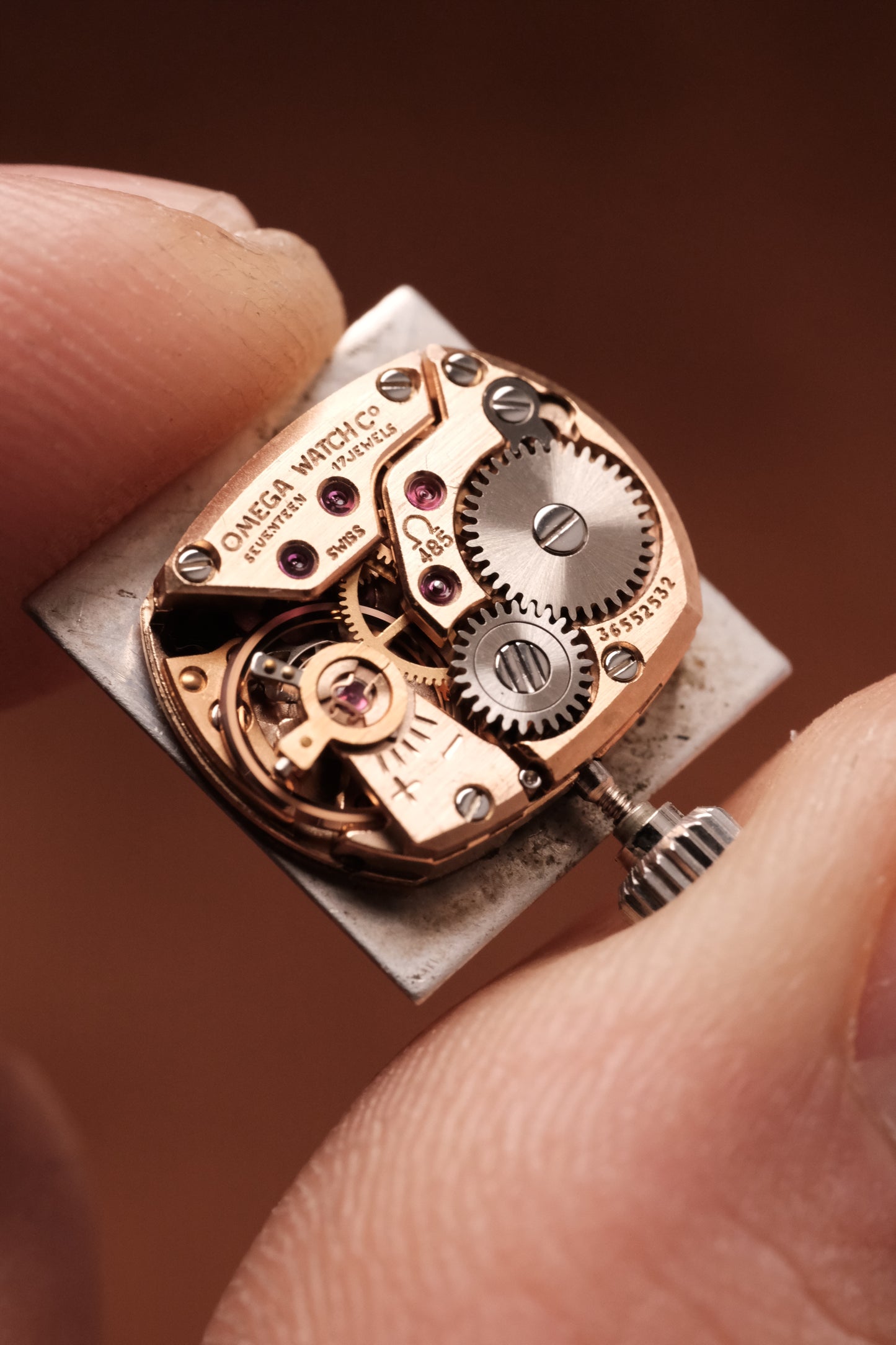 1973 OMEGA DE VILLE Cal.485 HAND-WINDING WOMEN'S VINTAGE TANK WATCH SWISS