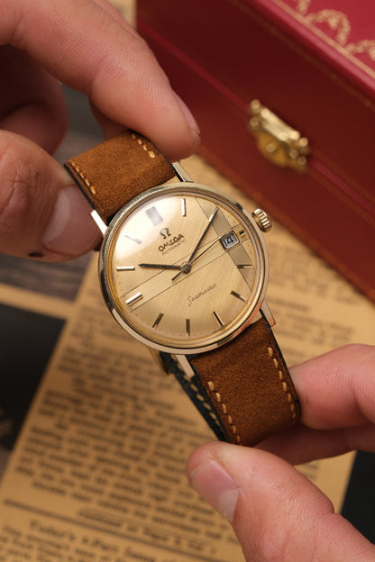 1961 Omega Seamaster Automatic Linen Cross Dial (Rare)