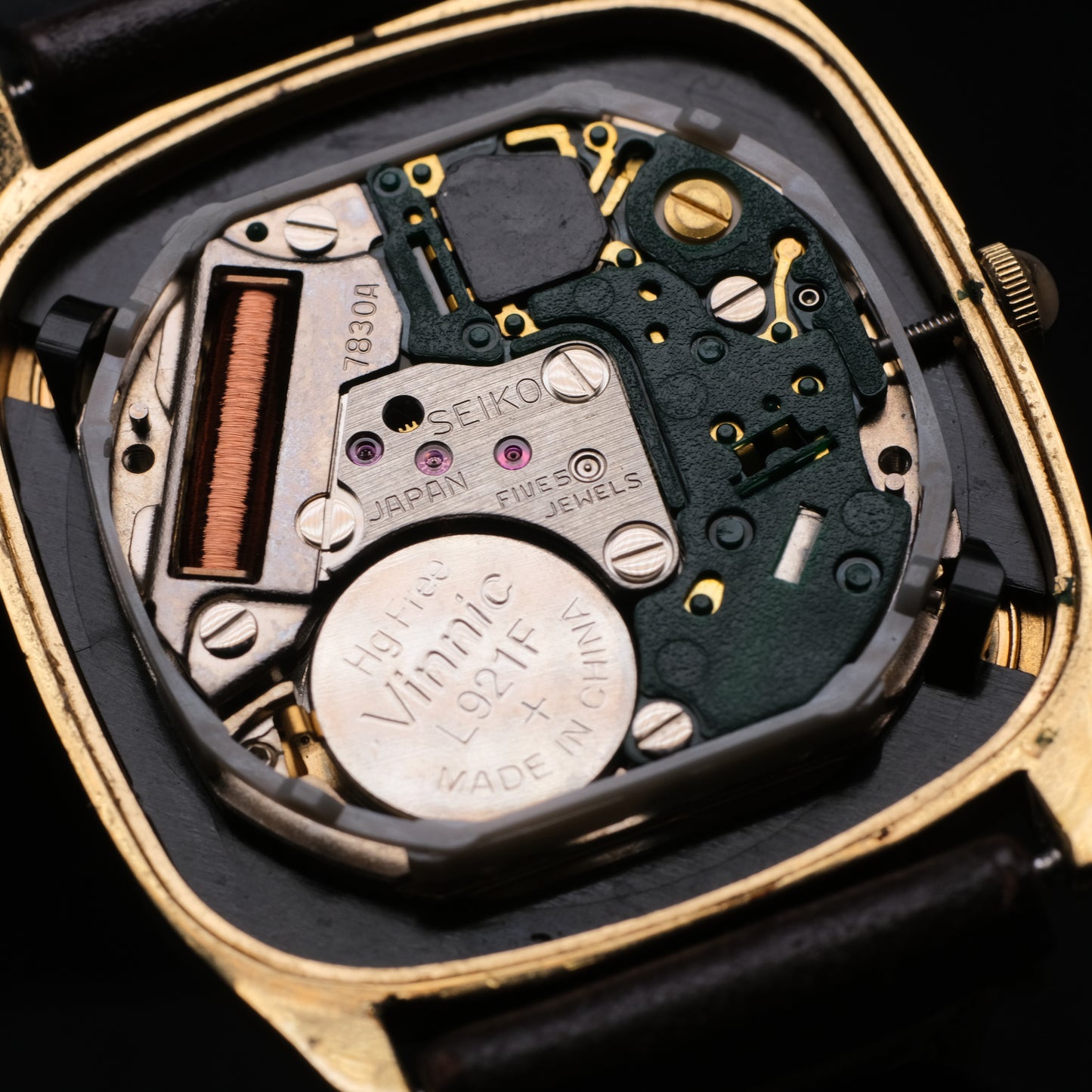 Seiko Quartz Men's Watch 30mm Gold Vintage Nice Condition Wrist Watch