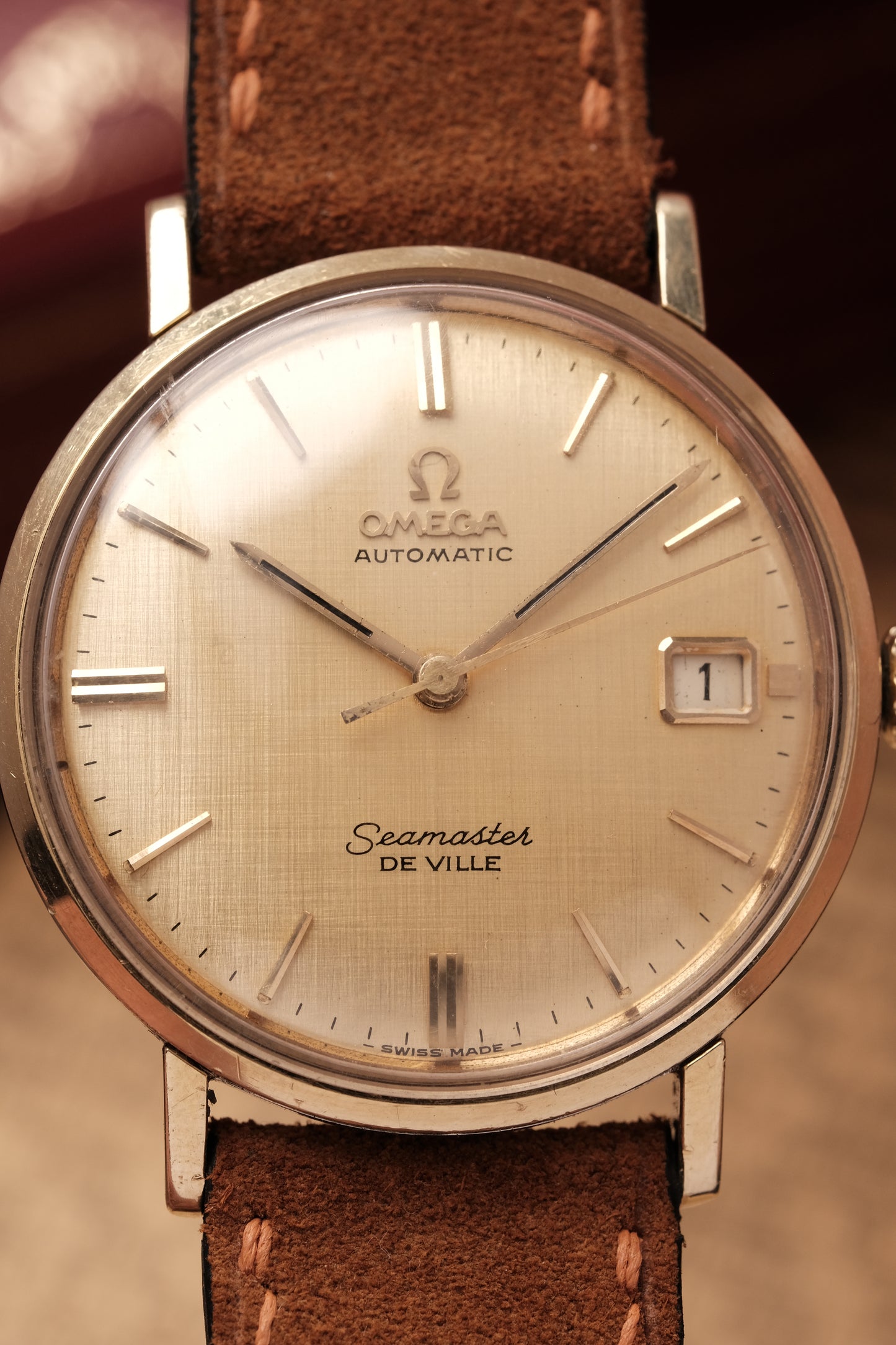 1959 Omega Seamaster De Villé Automatic  Linen Dial 14700-3-SC or 166.020