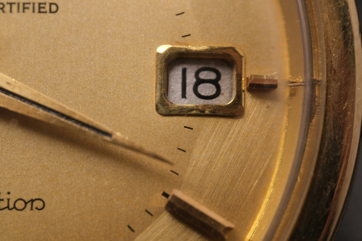 Vintage Omega Constellation Pie-Pan Gold capped with Gold dial 168.004 from 1966