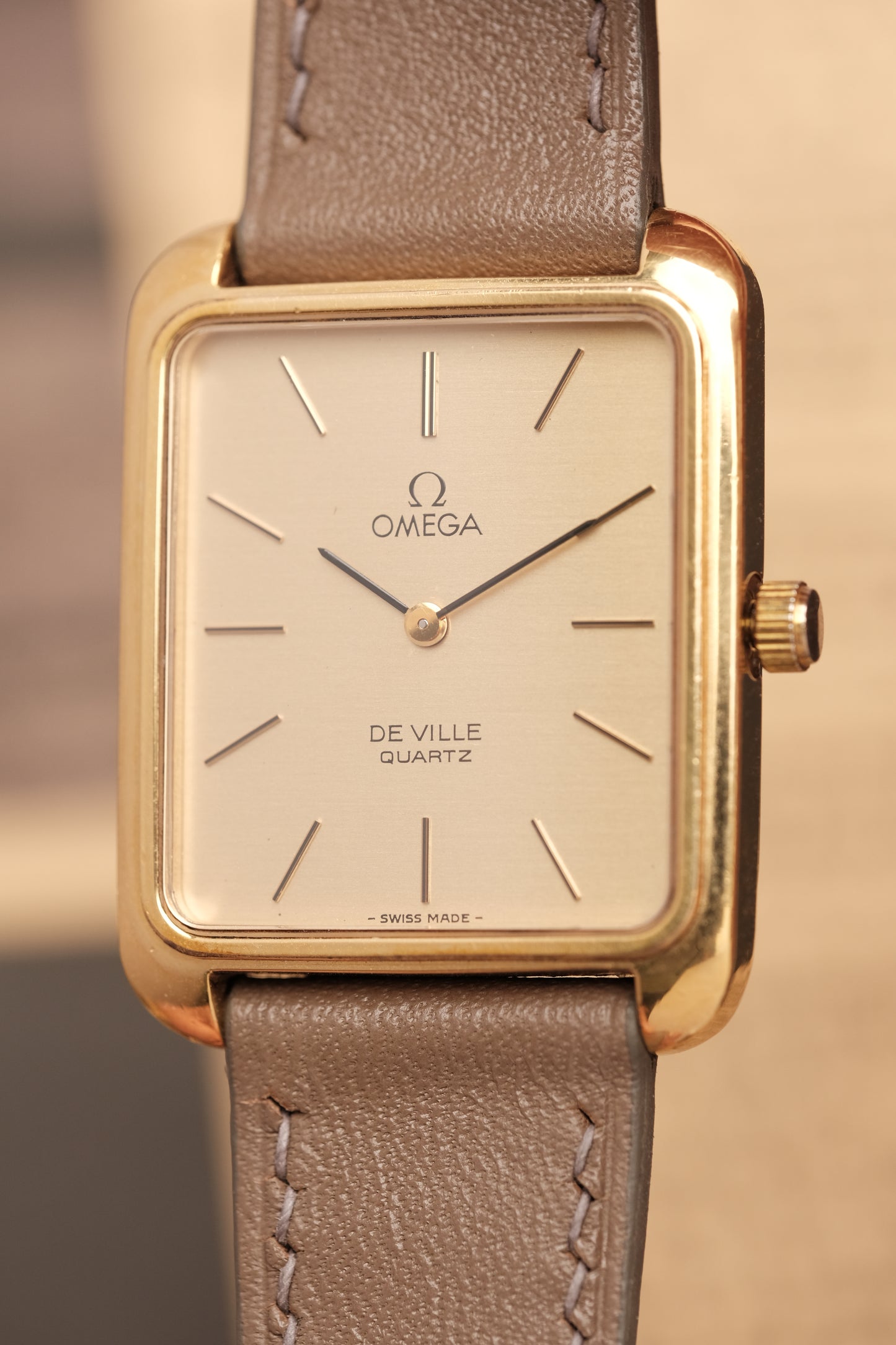 Vintage Omega De Ville “Tank Jumbo” (28x36mm) Quartz Ref. 191.0049