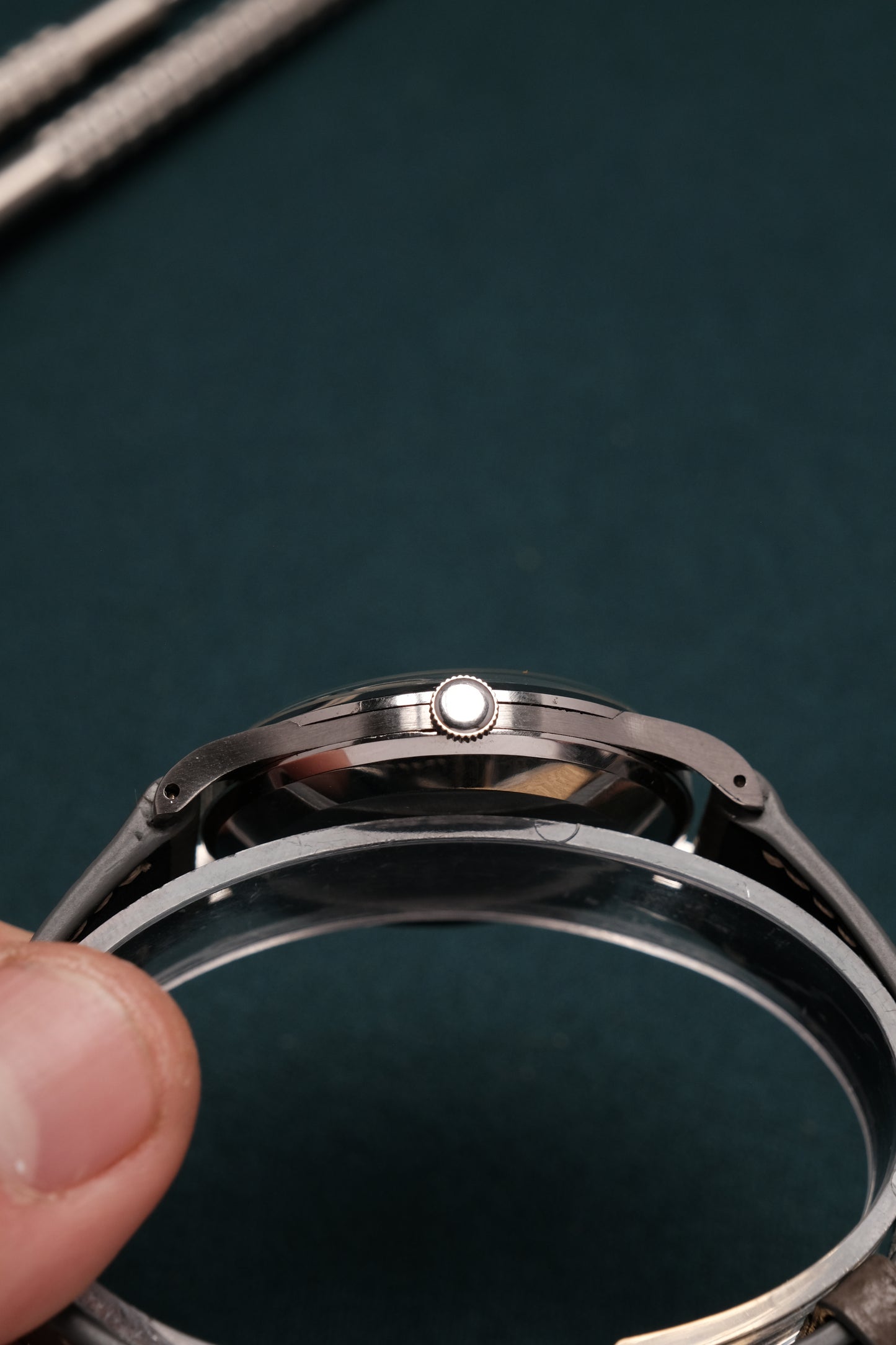 Calatrava IWC SCHAFFHAUSEN Cal.89 White Dial Hand Winding