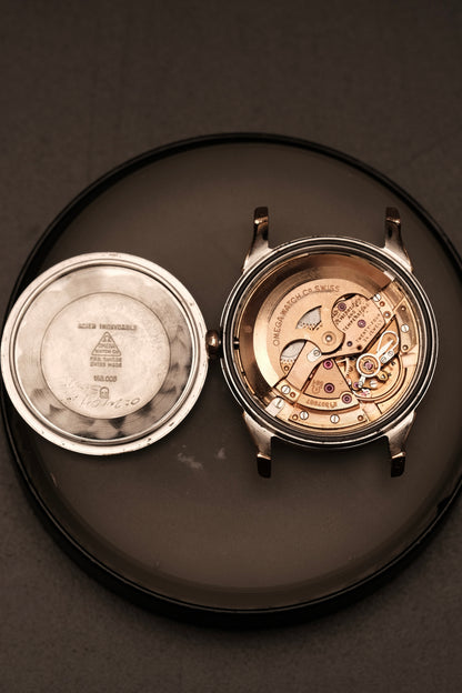 1964 OMEGA CONSTELLATION PIE PAN DOG LEG White Dial Rose Gold AUTOMATIC CHRONOMETER REF. 168.005