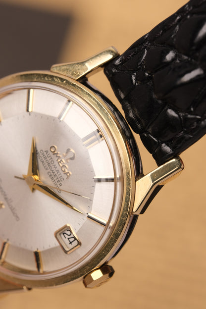1963 OMEGA CONSTELLATION PIE PAN DOG LEG White Dial AUTOMATIC CHRONOMETER REF. 168.005