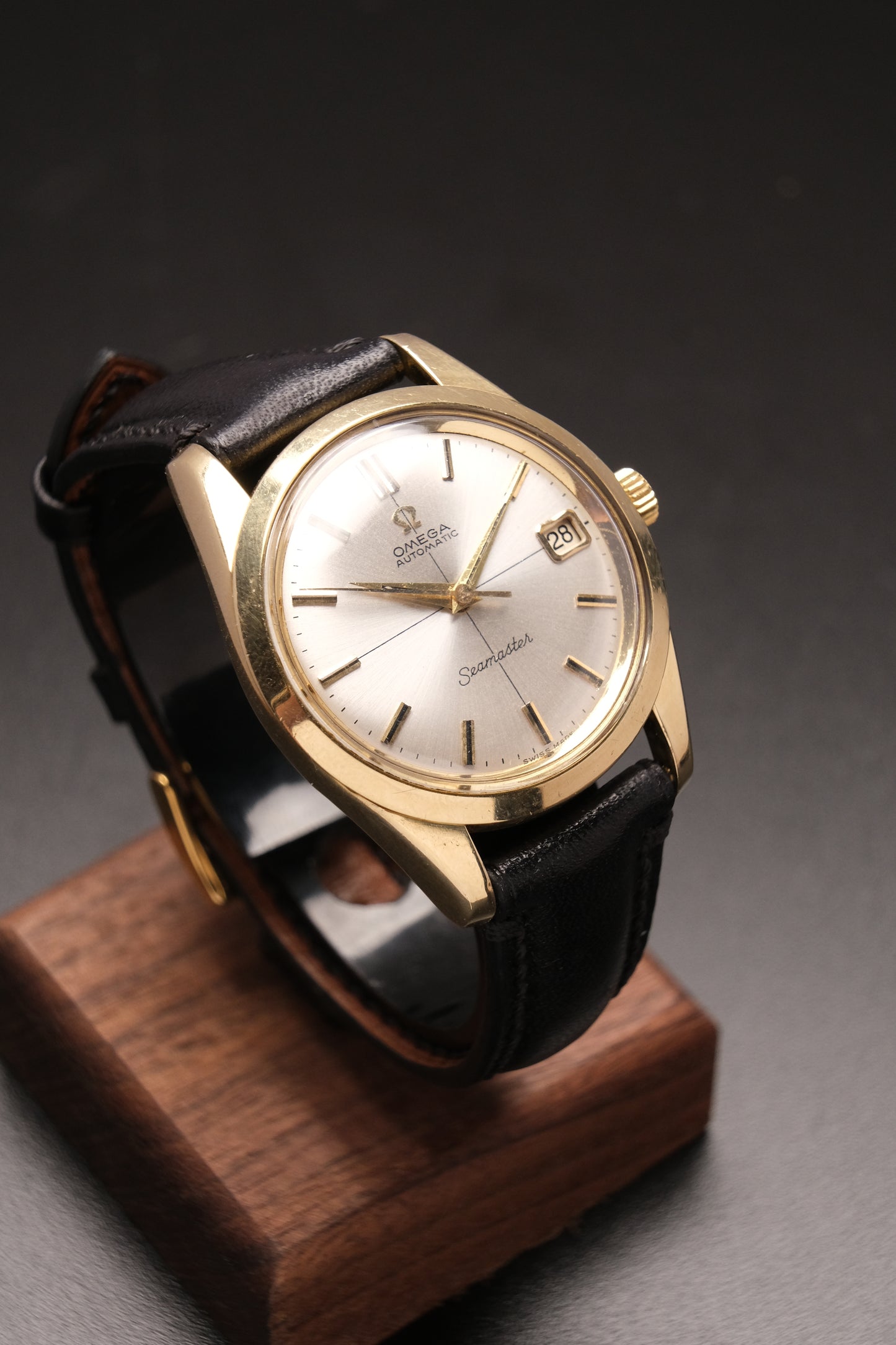 Vintage Omega Seamaster Automatic Gold Capped  Cross hair dial 1960's