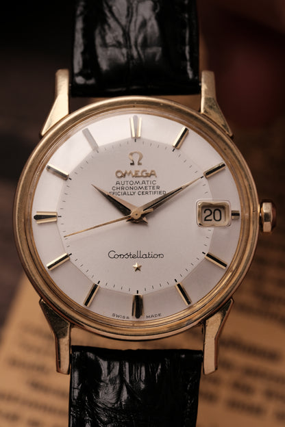 1967 OMEGA CONSTELLATION PIE PAN DOG LEG White Dial AUTOMATIC CHRONOMETER REF. 168.005