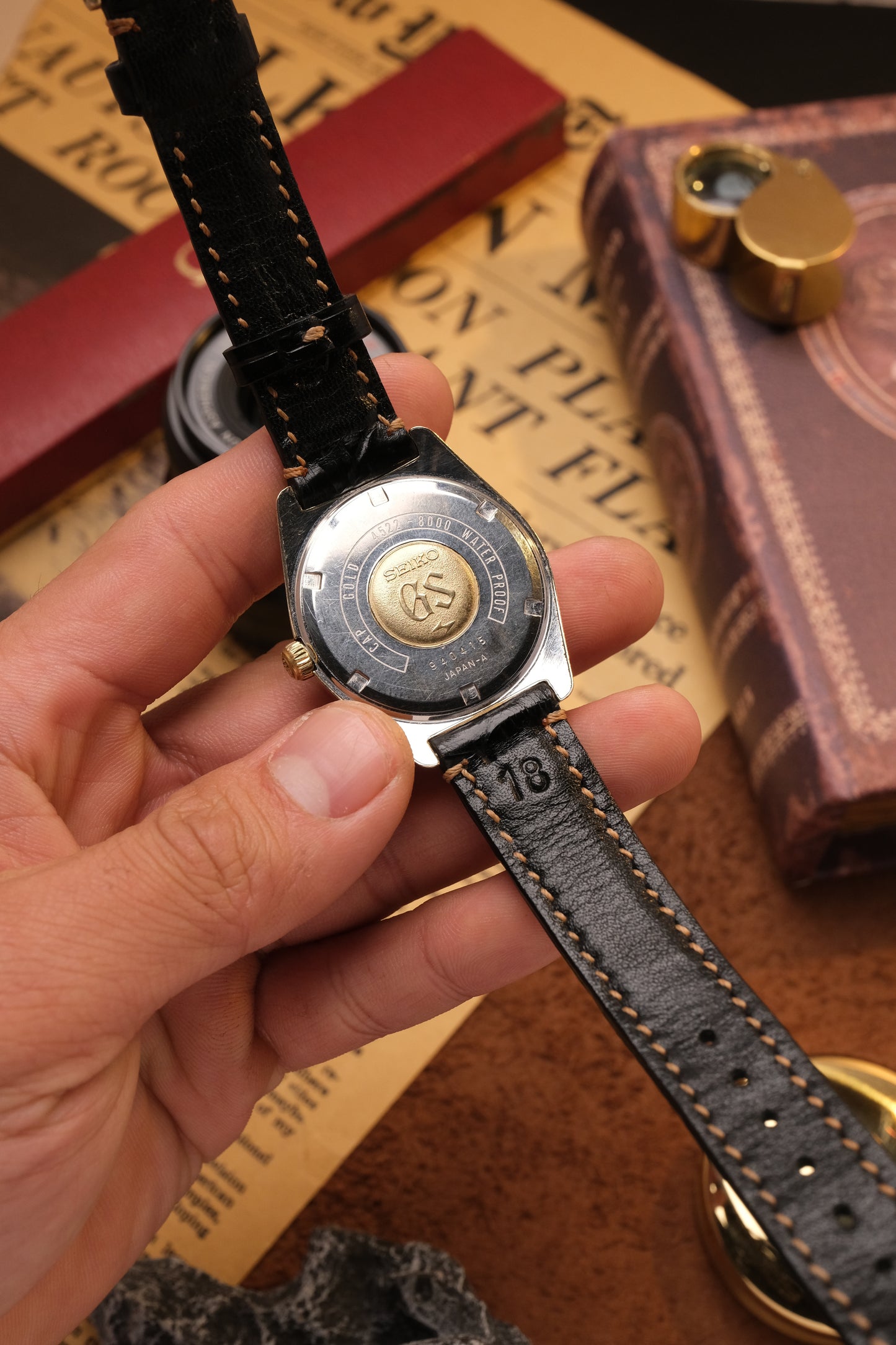 Grand Seiko GS45 High Beat 36000  4522-8000 CAP GOLD  940415