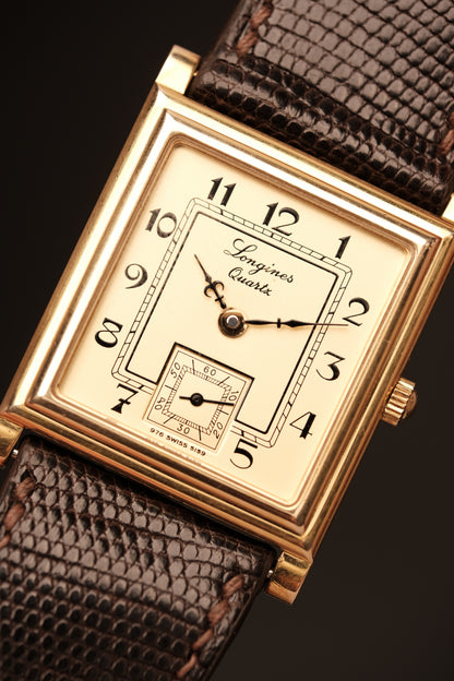 Vintage Longines 150th Anniversary Square Tank Reference 976.5159