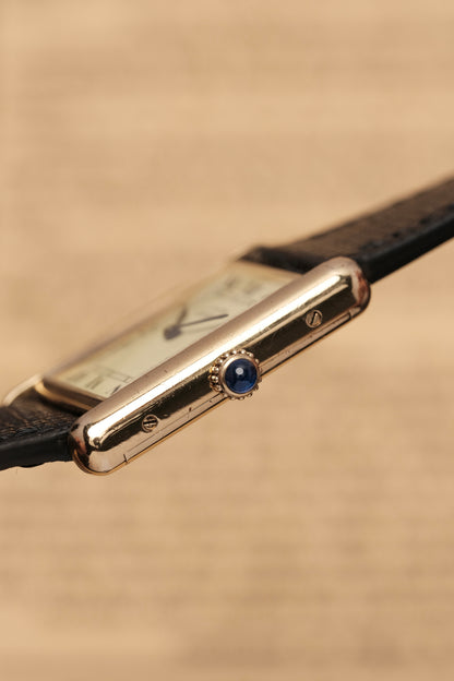 CARTIER MUST DE TANK VERMEIL (LM 23x31mm) ROMAN DIAL HAND WINDING 6115404