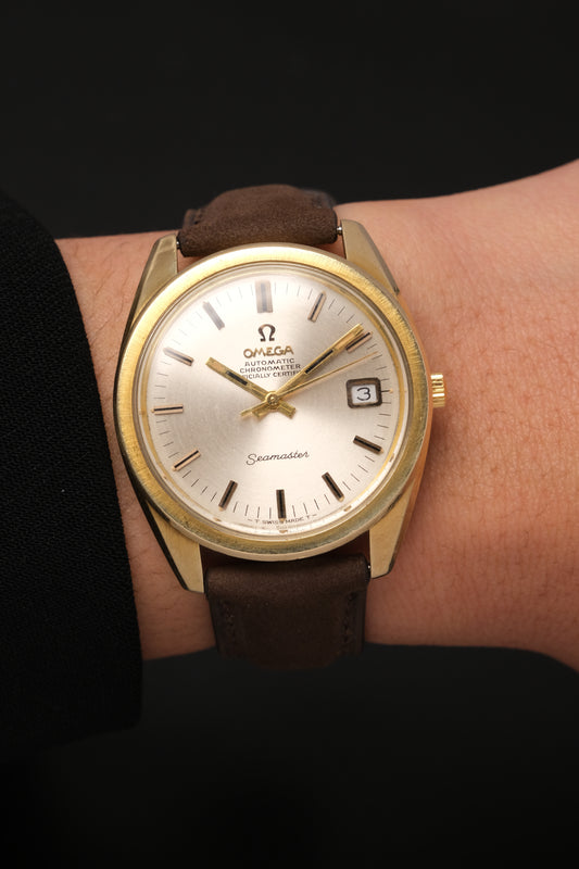 1967 Vintage Omega Seamaster Chronometer Automatic 168.022 36mm Gold Capped Cal.564