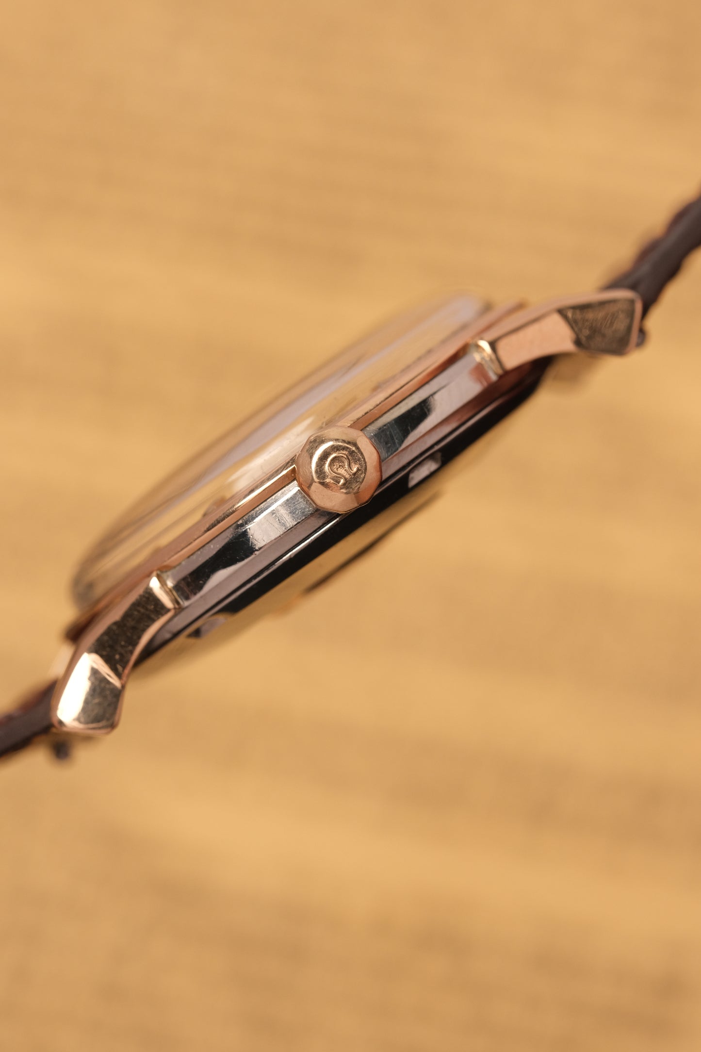 1962 OMEGA CONSTELLATION PIE PAN CROSS HAIR ROSE GOLD AUTOMATIC CHRONOMETER REF. 1490-61 SC