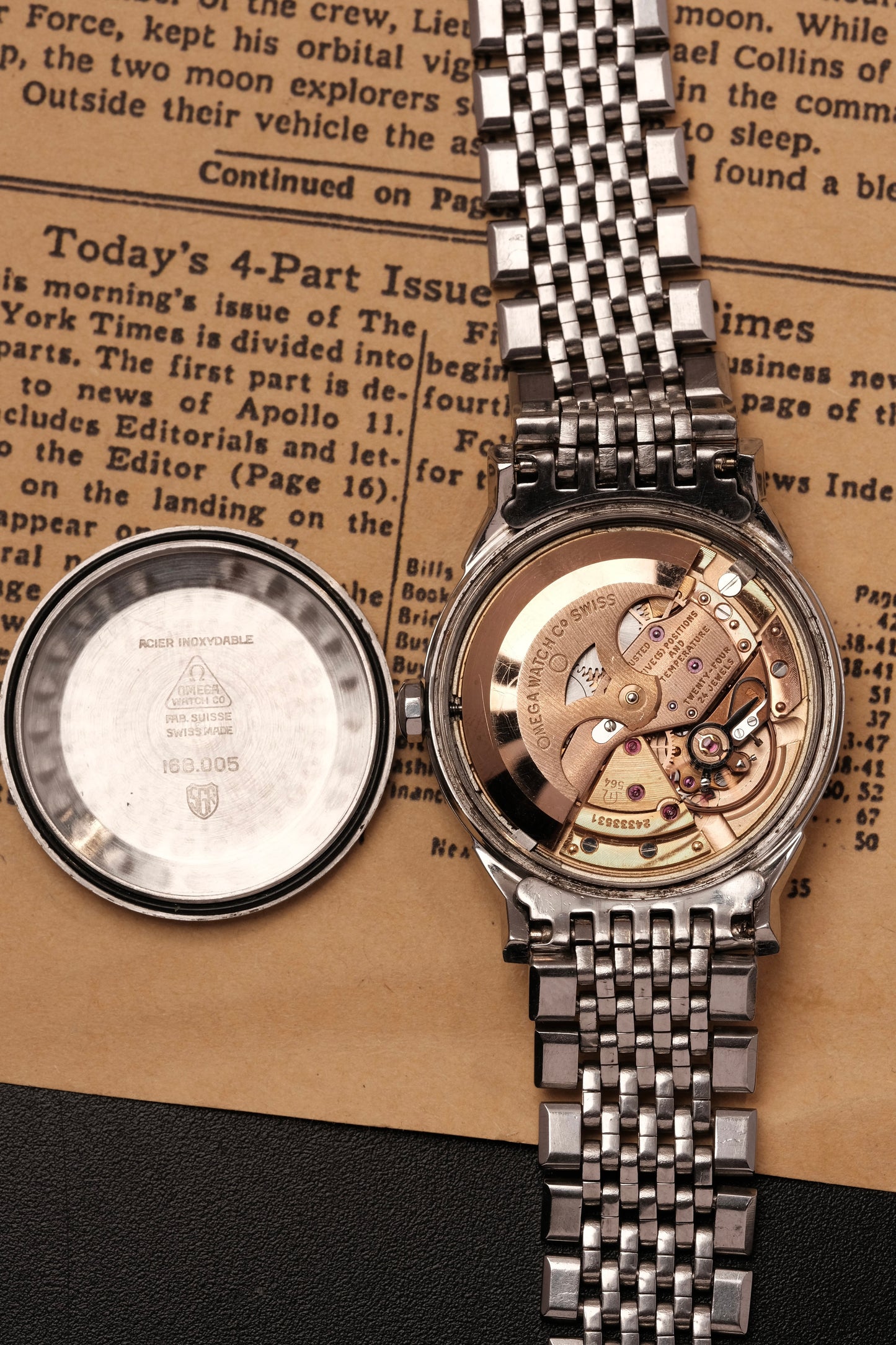 1966 OMEGA CONSTELLATION PIE PAN DOG LEG AUTOMATIC CHRONOMETER REF. 168.005