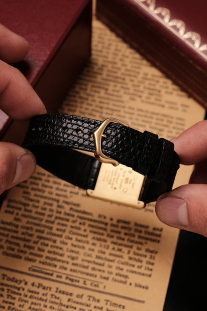 CARTIER MUST DE CARTIER TANK VERMEIL ROMAN DIAL REF. 681006