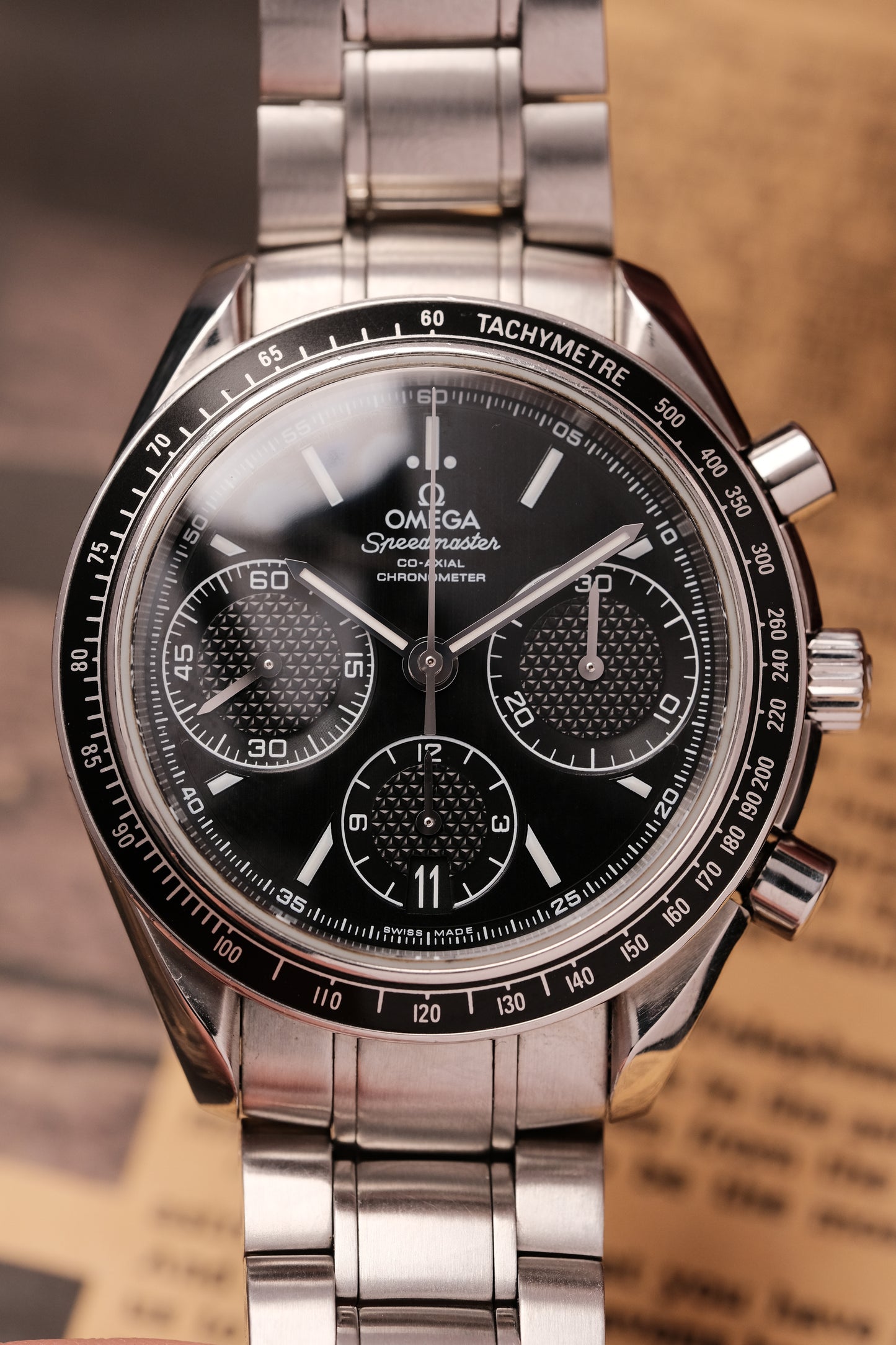 (Fullset) 2023 Omega Speedmaster Racing Co-Axial Chronograph 40mm Black Dial Ref.326.30.40.50.01.001