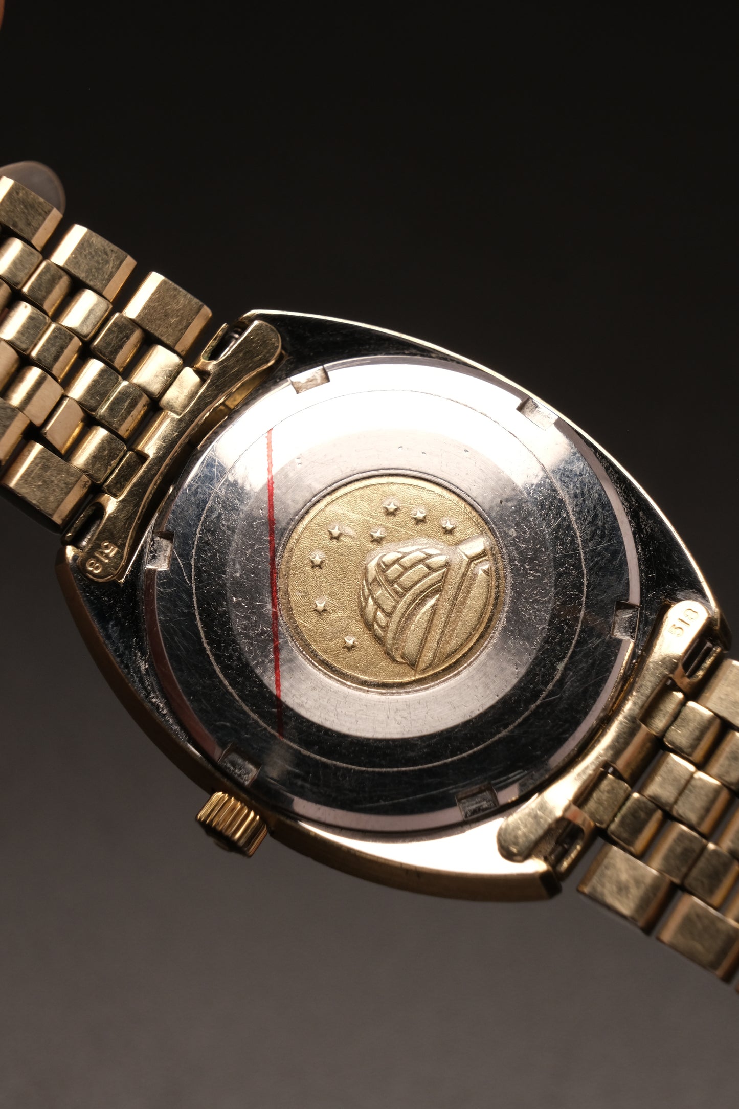 OMEGA Constellation C-shape Day-date Chronometer Linen Champagne Dial  - 168.029